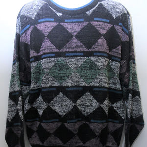 80's Vintage "PETER JON CLOTHING" Abstract Sweater